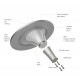 PL40 Solar 18W LED Lamp Post Light (Without Column)