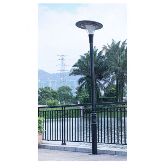 PO40 Solar 18W LED Lamp Post Light (With Column)