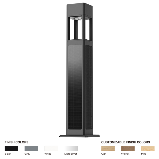 BC07 Solar LED Bollard Light