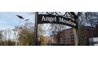 SL12 Solar LED Street Light Systems - Angel Meadow Park, Old Mount Street, Manchester