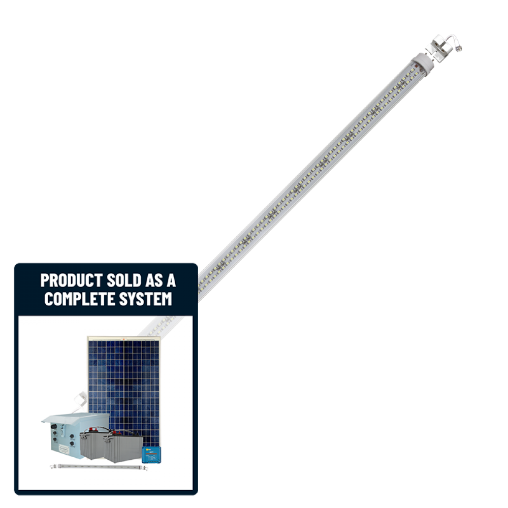 FL28 Solar 10W Exterior LED Sign Light Fixtures (1-4 Lamp Kit)