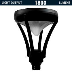 PL22 SOLAR 14W LED LAMP POST LIGHT (WITHOUT COLUMN)