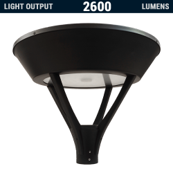 PL23 SOLAR 20W LED LAMP POST LIGHT (WITHOUT COLUMN)