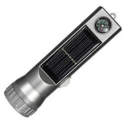 FR02 Solar LED Torch & Compass