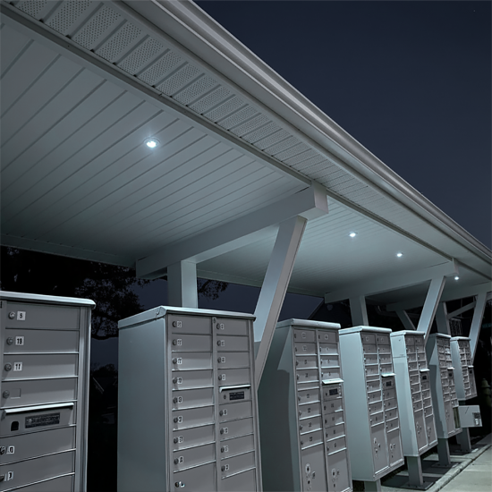 SH04 Solar LED Bus Shelter Light (4 Lamp Kit)