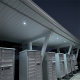 SH04 Solar LED Bus Shelter Light (4 Lamp Kit)