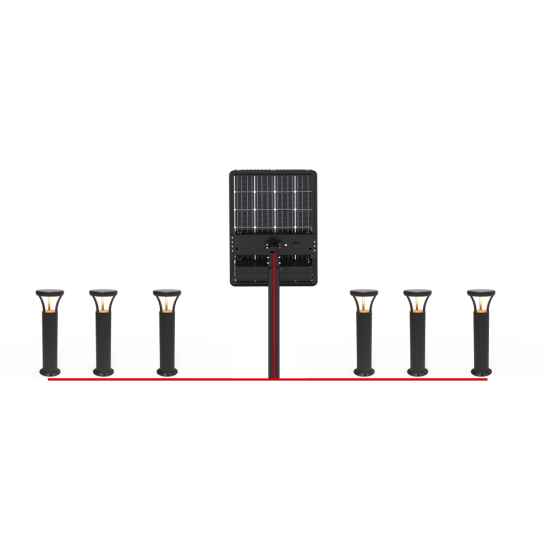 BC15 Solar Bollard Light System