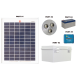 SH01 Solar LED Puck Indoor Light (1 Lamp)