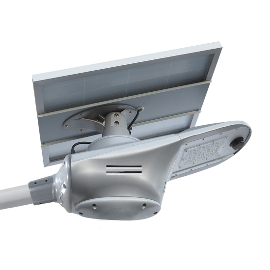 SL33 Solar 20W All-In-Two LED Area Light (With Column)