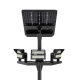 SL71 Solar 50W-250W LED Area Light System (With Column)