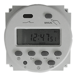 TC01 12V / 24V DC 24-HOUR DIGITAL TIME CLOCK