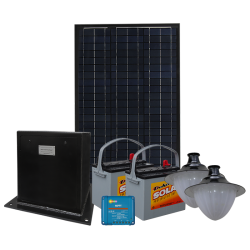 SL22 Solar Double 10W LED Street / Car Park / Area Light (With Column) 